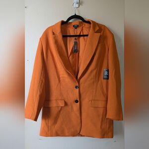 Express Orange Blazer